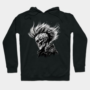 punk skeleton Hoodie